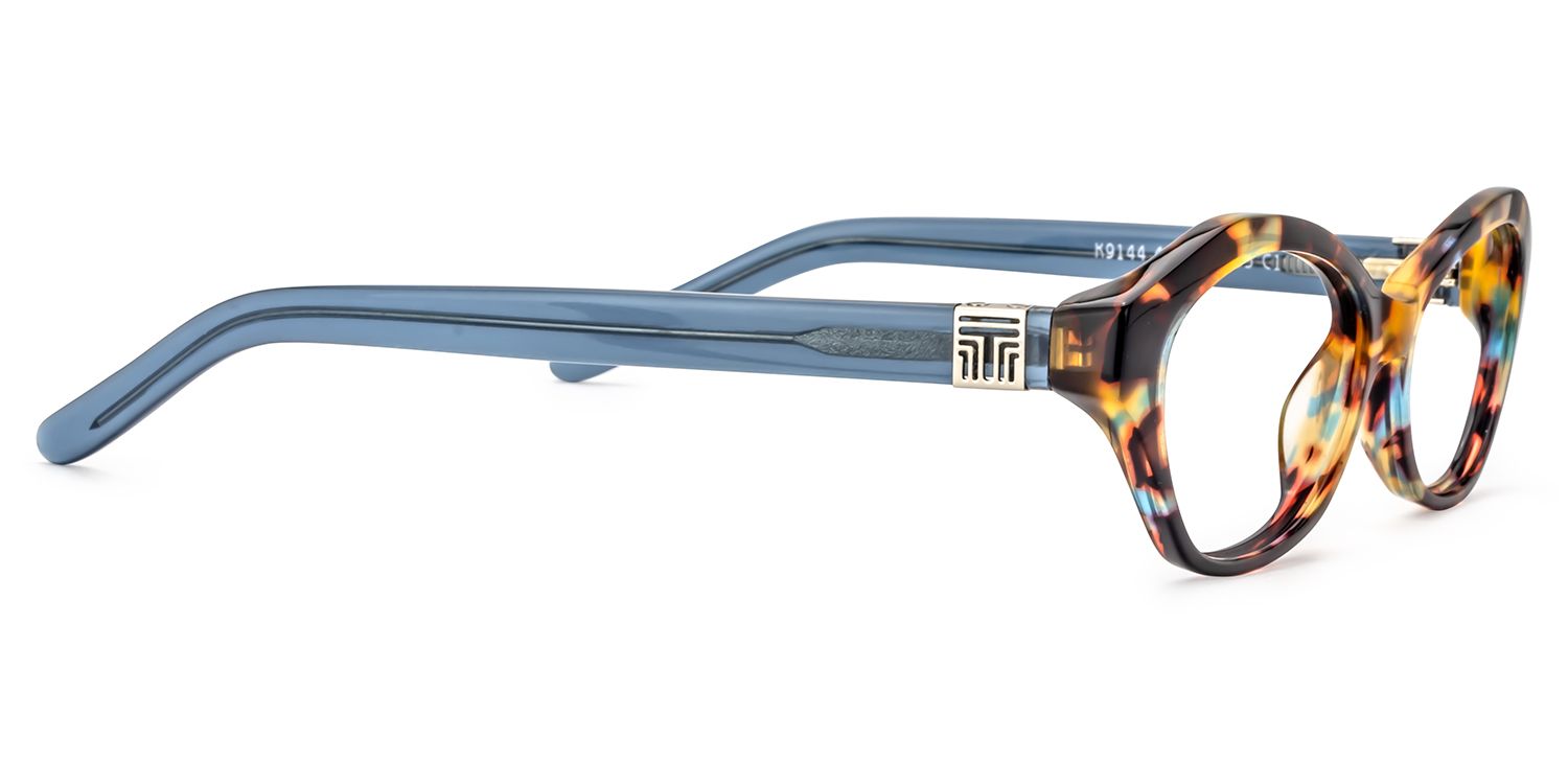 Cat Eye Yellow Tortoise Glasses | Zeelool Glasses4