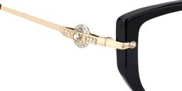 Claudine Cat Eye Black Glasses4