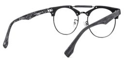 Claudio Aviator Black Glasses5