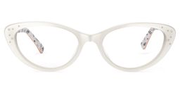 Cissi Cat Eye Ivory Glasses0