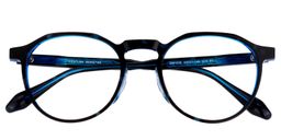 Agatha Round Tortoise Glasses1