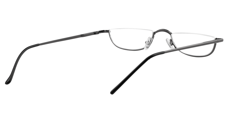 Oval Gray Reading Glasses | Zeelool Reading Glasses5