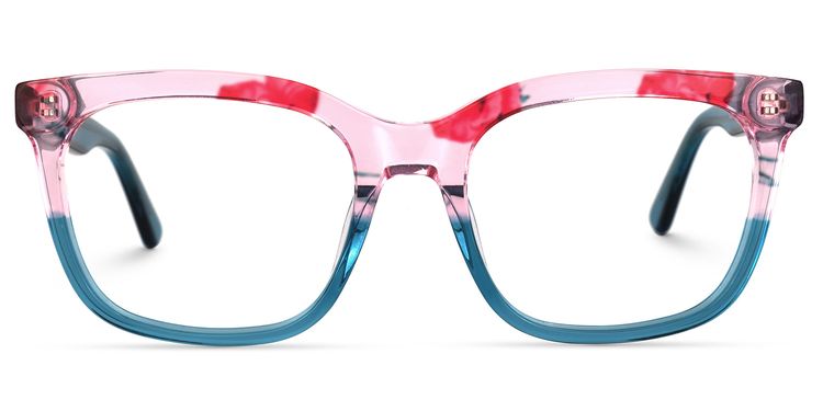 Kriss Square Blue Glasses