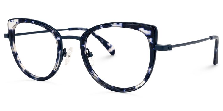 Taisha Cateye Blue-Tortoise Glasses