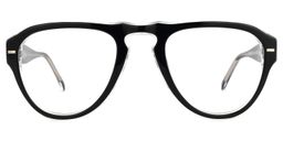 Worsley Geometric Black Glasses0