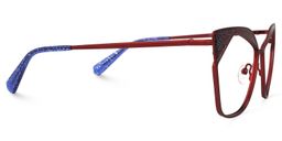 Chaparro Cateye Red Glasses2