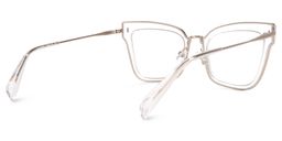 Tashawna Cateye Clear Glasses3