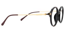 Meyko Round Black Glasses2