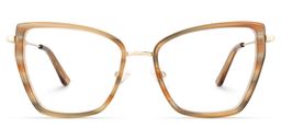Morris Cateye Brown Glasses0