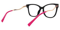 Stevens Cateye Black Glasses3