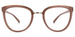 Keyshla Cateye Brown Glasses0