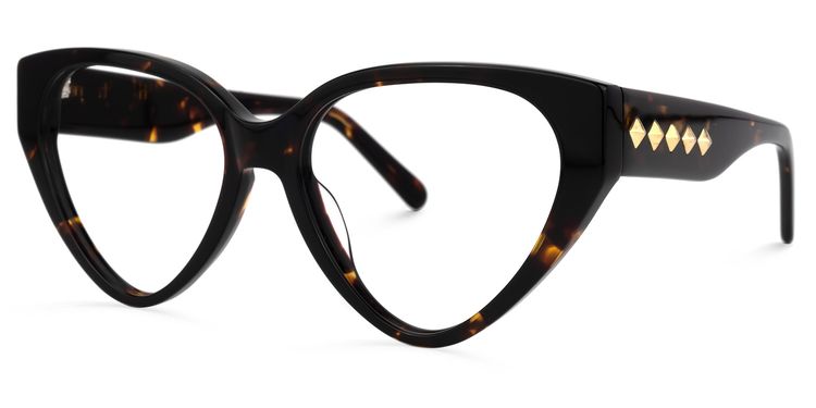 Marshea Geometric Tortoise Glasses