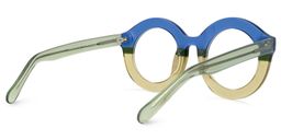 Vilmary Round Blue Glasses3