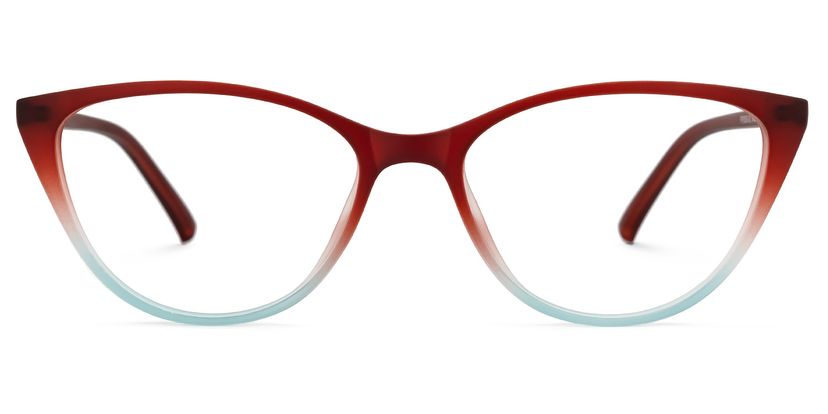 Lucy Cateye Red Glasses