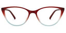 Lucy Cateye Red Glasses0