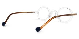 Sauri Round Clear Glasses3