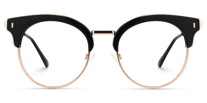 Trellis Browline Black Glasses