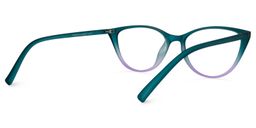 Lucy Cateye Green Glasses3