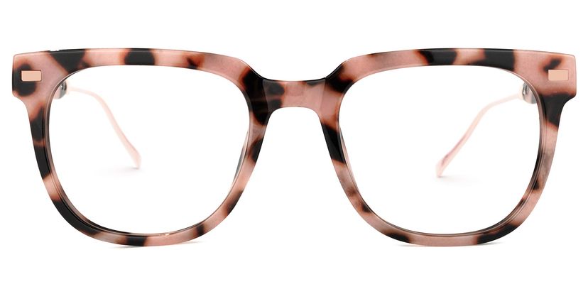 Lashan Square Pink-Tortoise Glasses