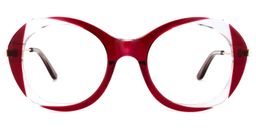 Gonzaga Round Red Glasses0