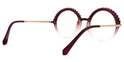 Escuela Round Red Glasses3