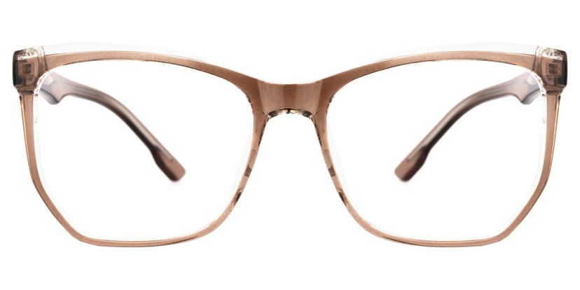 Libby Geometric Brown Glasses