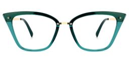 Dionne Cateye Green Glasses0