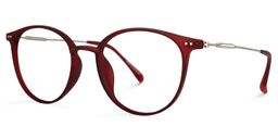 Judsy Round Red Glasses1