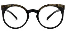 Cabassa Round Black Glasses0