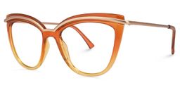 Wasiq Cateye Tawny Glasses1