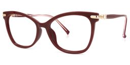 Meicy Cateye Red Glasses1