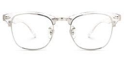Hacker Browline Clear Glasses0
