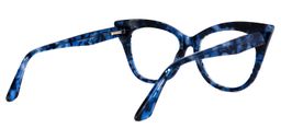 Yarisbeth Cateye Blue-Tortoise Glasses3