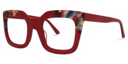 Carrasco Square Red Glasses1