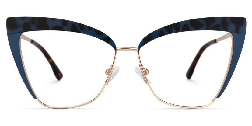 Luperon Cateye Dark-Blue Glasses