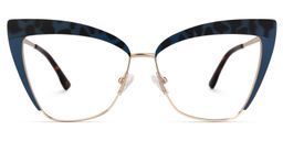 Luperon Cateye Dark-Blue Glasses0