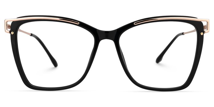 Krystle Square Black Glasses