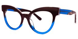 Ivelisse Cateye Red-Blue Glasses1