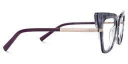 Dotson Cateye Purple-Gray Glasses2