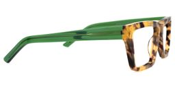Dulaine Square Tortoise Glasses2
