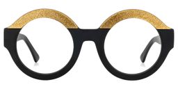 Goenner Round Yellow Glasses0