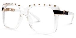 Zaida Square Clear Glasses1