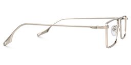 Mallet Rectangle Silver Glasses2