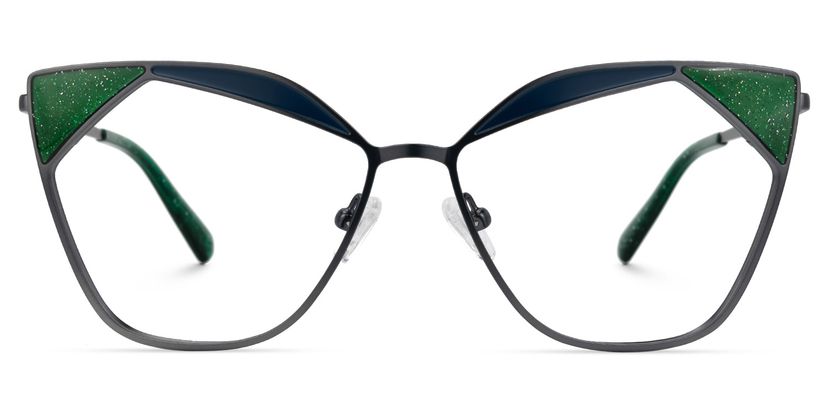 Chaparro Cateye Green Glasses