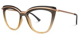 Wasiq Cateye Gray Glasses1