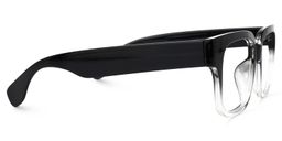 Brisco Square Black-Clear Glasses2