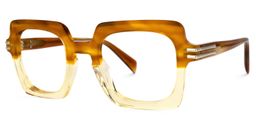 Nogueda Square Brown Glasses1