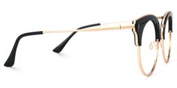 Trellis Browline Black Glasses2