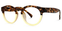 Syckle Round Two-Tone Glasses1