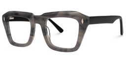 Aquino Square Gray Glasses1